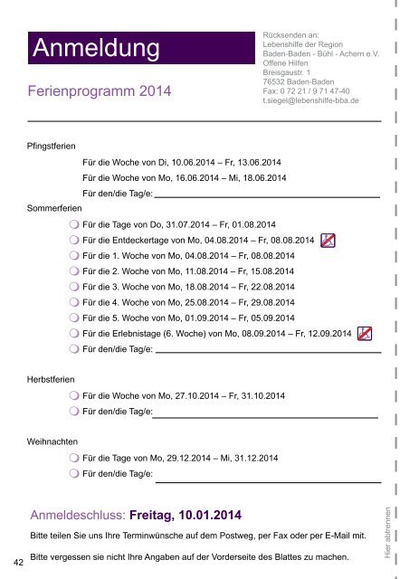 Jahresprogramm 2014 - Lebenshilfe der Region Baden-Baden ...