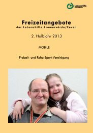 Katalog (PDF Reader erforderlich) - Lebenshilfe Bremervörde/Zeven