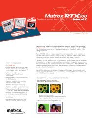 Matrox RT.X100 - Creative Video