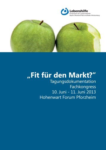 „Fit für den Markt?“ - Lebenshilfe Baden-Württemberg