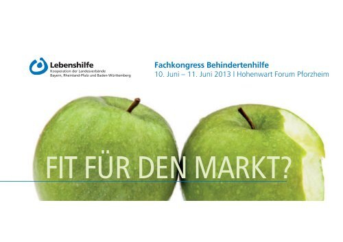 „Fit für den Markt?“ - Lebenshilfe Baden-Württemberg