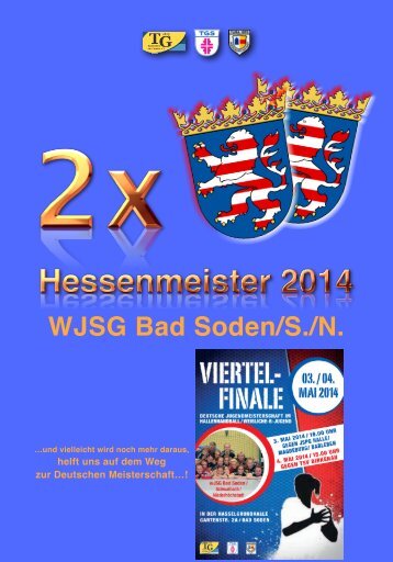 WJSG Bad Soden/S./N.! Viertelfinale deutsche Meisterschaft