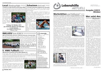 03/2013 - Lebenshilfe Karlsruhe, Ettlingen und Umgebung