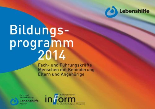Bildungs- programm 2014 - Lebenshilfe Landesverband Hessen eV