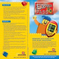 REsERvIERT EucH EuREN PLATZ, OHNE sELbsT ... - Legoland