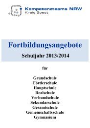 Fortbildungskatalog - Fortbildung NRW