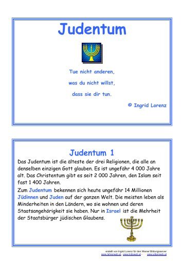 Judentum - Lehrerweb