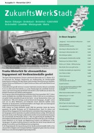 ZukunftsWerkStadt Ausgabe November 2013 - Stadt Leinefelde ...