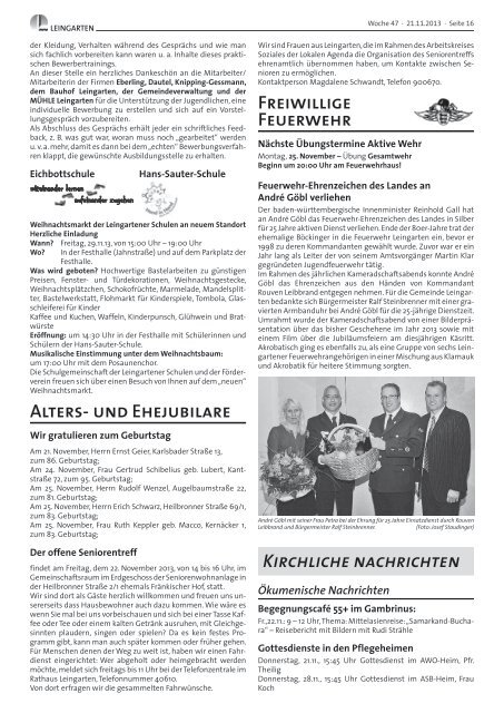 KW 47 - Gemeinde Leingarten