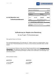 Messeprogramm Leipziger Messe