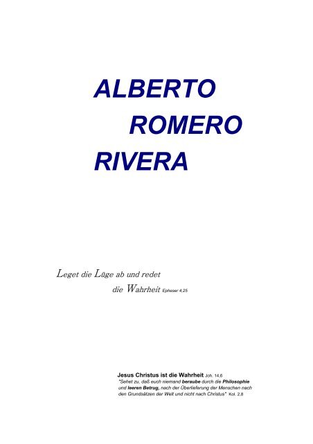 ALBERTO ROMERO RIVERA