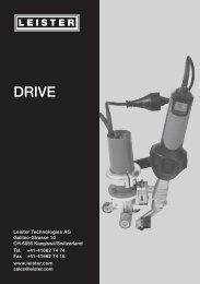 drive - Leister