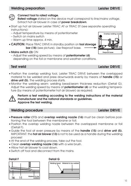 drive - Leister