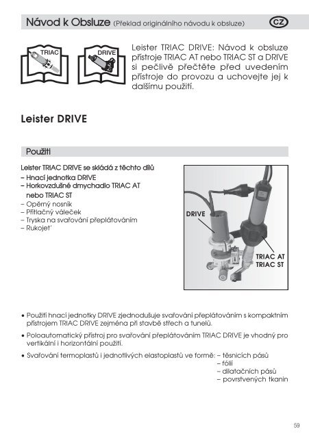 drive - Leister