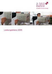 Leistungsbilanz 2009 - Leistungsbilanzportal