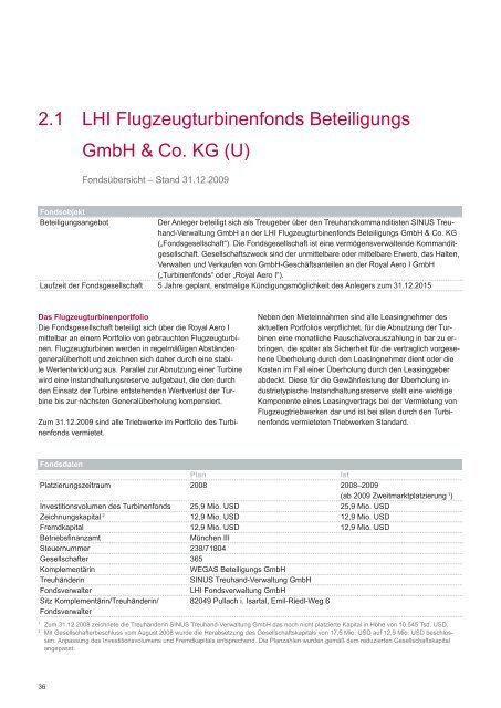 Leistungsbilanz 2009 - Leistungsbilanzportal