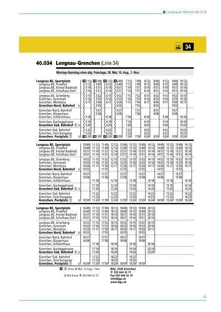 LN 2013-4.pdf - Einwohnergemeinde Lengnau BE