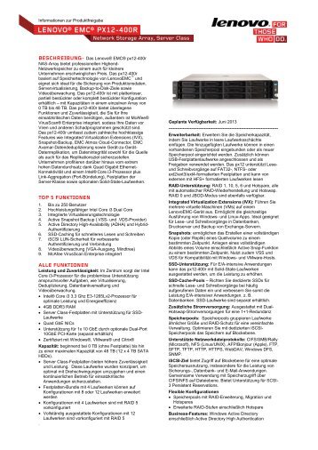 LENOVO® EMC® PX12-400R