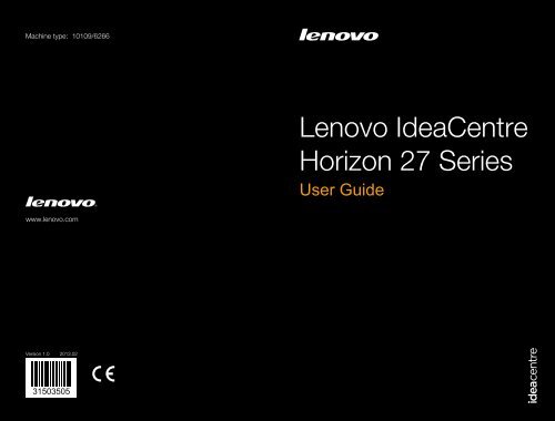 Horizon User Guide - Lenovo