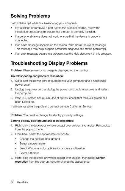 Horizon User Guide - Lenovo