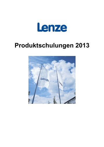 Katalog Training - Lenze