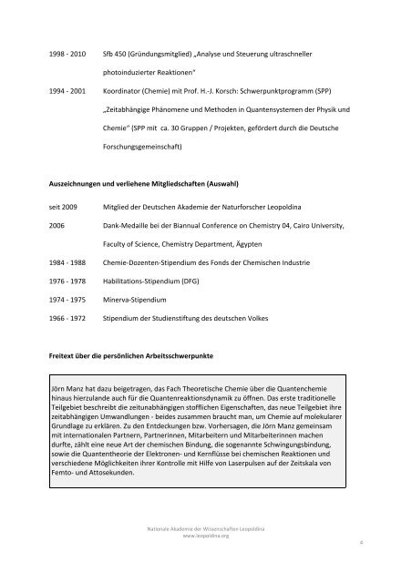 CV JÃ¶rn Manz - Deutsch (pdf) - Leopoldina