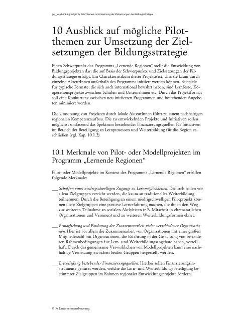 Bildungsstrategie für das Südburgenland - Lernende Regionen - in ...