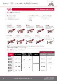 Destaco – 205 Horizontal-Kniehebelspanner - Leschhorn