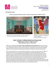 Queer Threads - Leslie Lohman Museum of Gay and Lesbian Art