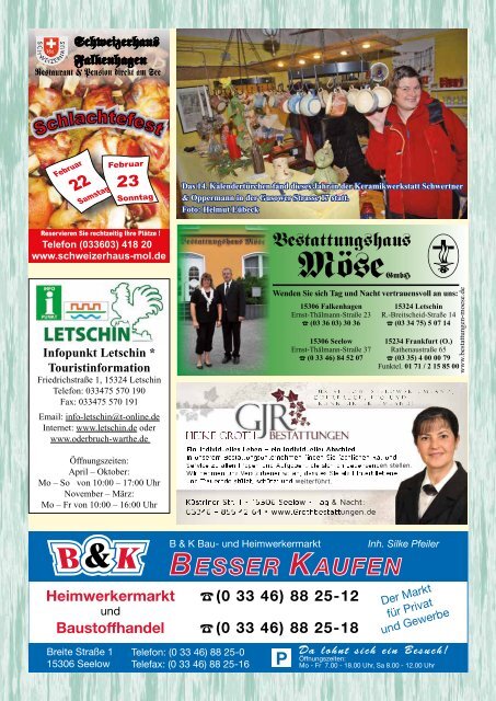 Februar 2014 - Gemeinde Letschin