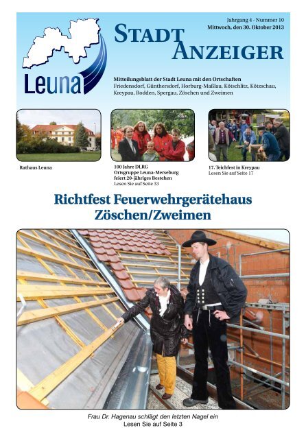 Leunaer Stadtanzeiger - Ausgabe 10/13 - Stadt Leuna