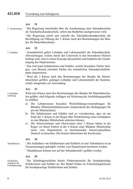 Erlass (PDF) - Kanton Graubünden