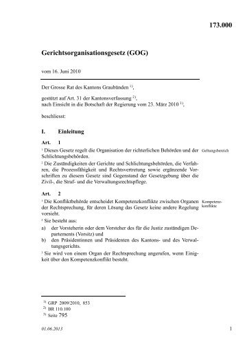 Erlass (PDF) - Kanton Graubünden