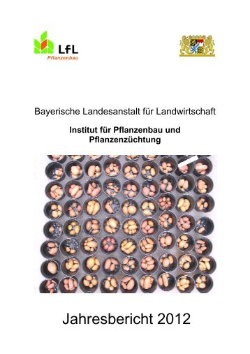 Jahresbericht 2012 - Bayerische Landesanstalt für Landwirtschaft