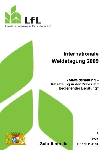 Internationale Weidetagung 2009 - Bayerische Landesanstalt für ...