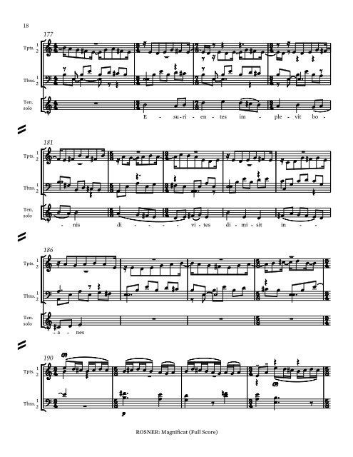 Rosner - Magnificat, op. 72