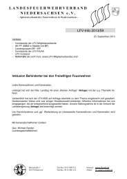 LANDESFEUERWEHRVERBAND NIEDERSACHSEN e.V.