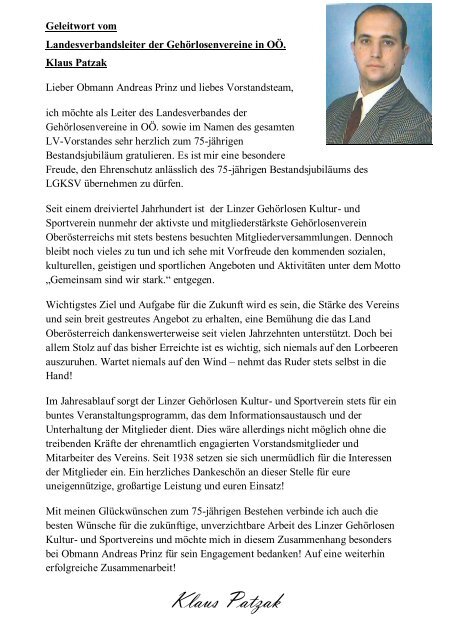 FESTSCHRIFT LGKSV 75.pdf - Linzer Gehörlosen Kultur