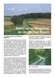Naturnaher Wegebau im ländlichen Raum - Landesamt für ...