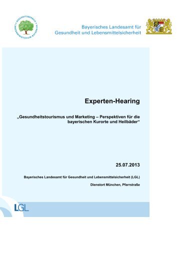 Dokumentation Experten-Hearing, 27.07.2013, Langfassung