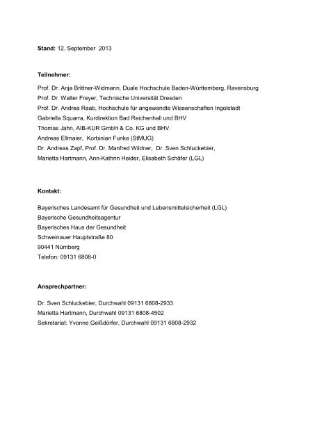 Dokumentation Experten-Hearing, 27.07.2013, Langfassung