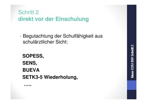 Die neue Einschulungsuntersuchung in Baden-Württemberg