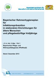 Rahmenhygieneplan für Infektionsprävention in Heimen und ...