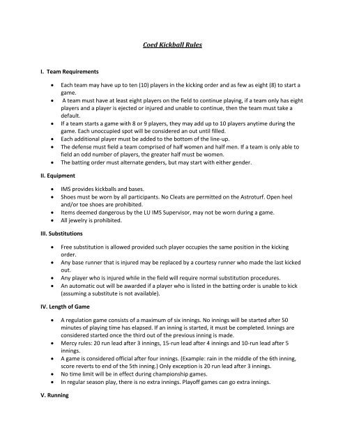 Kickball Rules.pdf Coed Kickball Rules
