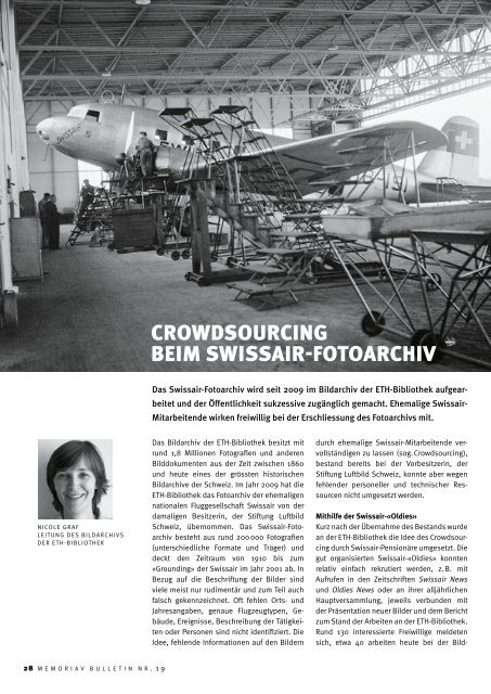 Crowdsourcing beim Swissair-Fotoarchiv (pdf, 224 ... - ETH-Bibliothek