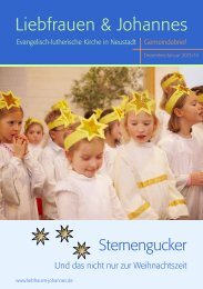 Gemeindebrief als PDF - Evangelisch-lutherische Kirche in Neustadt