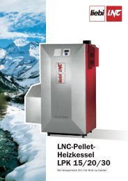 LNC-Pellet- Heizkessel LPK 15/20/30 - Liebi LNC AG