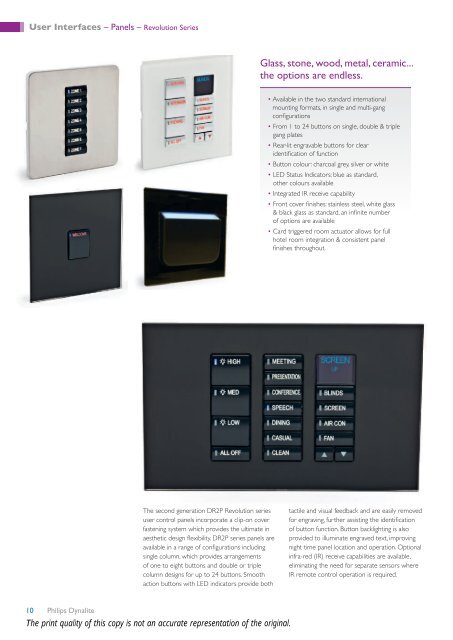 Networked Controls Product Catalogue - Philips