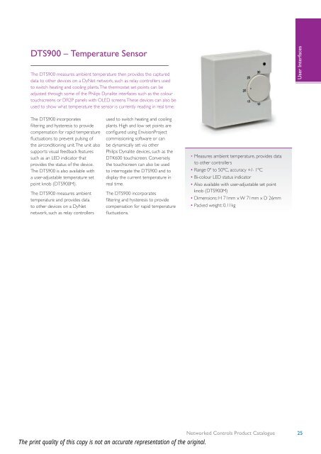 Networked Controls Product Catalogue - Philips