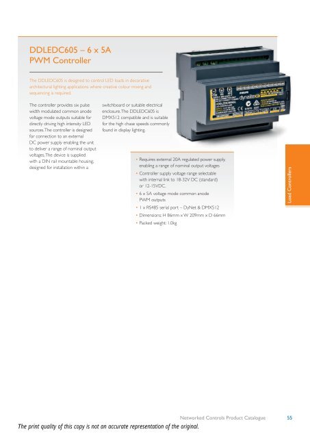 Networked Controls Product Catalogue - Philips